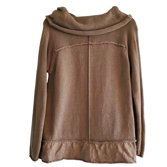 Pure Handknit Light Brown Pullover Sweater Sized XS/S - Picture 2 of 7